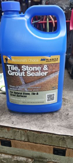 Miracle Stone and grout sealer 1 gallon new