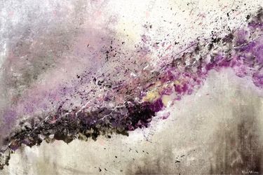 Large 60" x 40" "Hush" Canvas Wall Art – Modern Framed Print