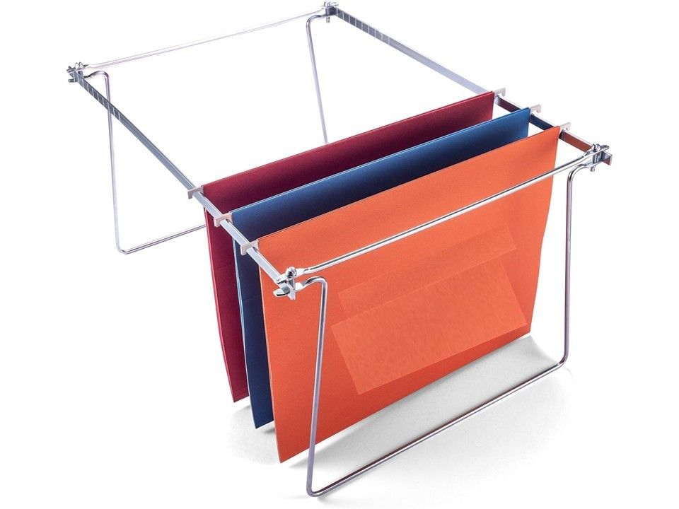 Officemate Hanging File Metal Frame | Letter Size | Adjustable 14 to 18-Inches