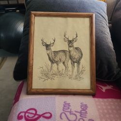 Vintage 1960s Barry Nehr Whitetail Deer Bucks