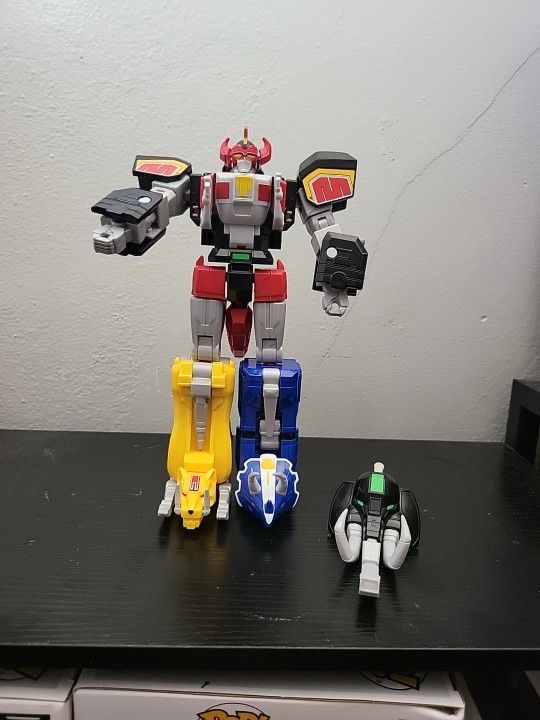 2020 Power Rangers Megazord Bandai Mighty Morphin Deluxe Set Incomplete (P)