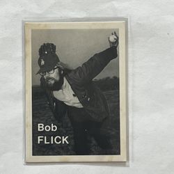 Bob Flick Baseball Photographer Card