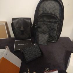 Mens Coach Bags &  Coach/Michael Kors Wallets