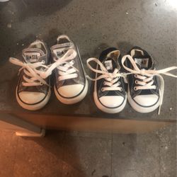 Convers Size 5 Brown Black Size 4