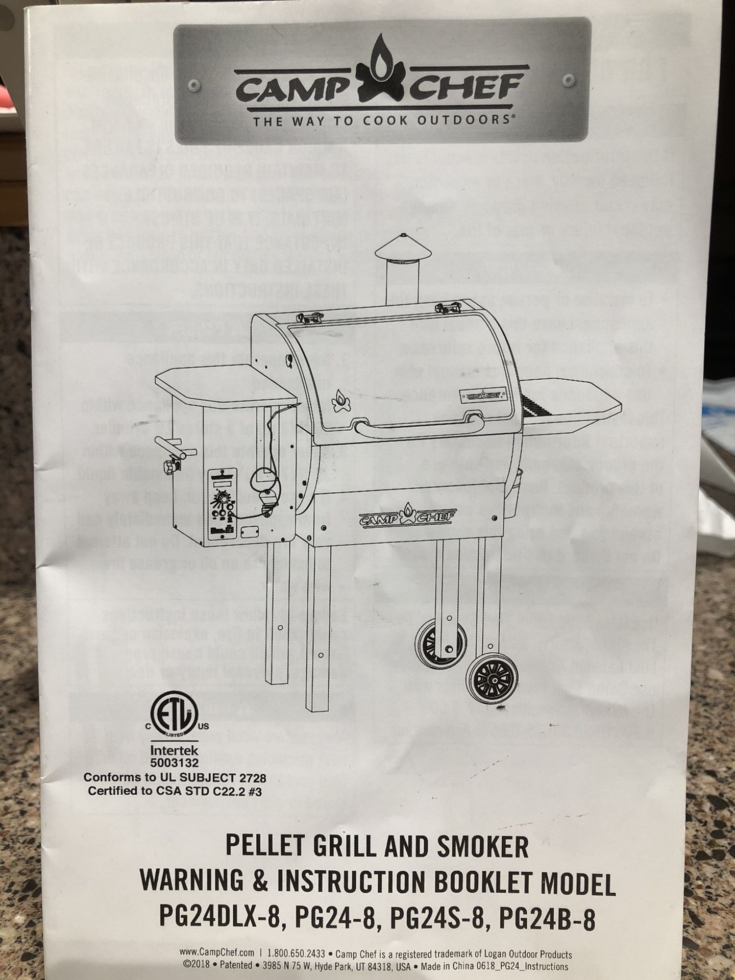 Camp Chef SmokePro DLX 24 Pellet Grill and Smoker for Sale in