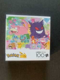 Pokemon Buffalo Games Large Pieces 100 Puzzle 15” X 11”