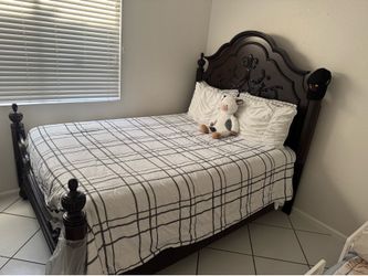 Bed and Night Stand