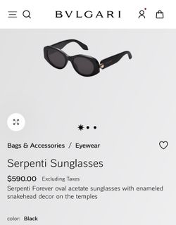 Serpenti Sunglasses