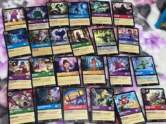 24 Disney Lorcana cards