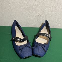 Nine West Denim Flats Size 8M