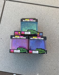 Needoh Glitter&Glow Cube ($15 each) (sell out quick)