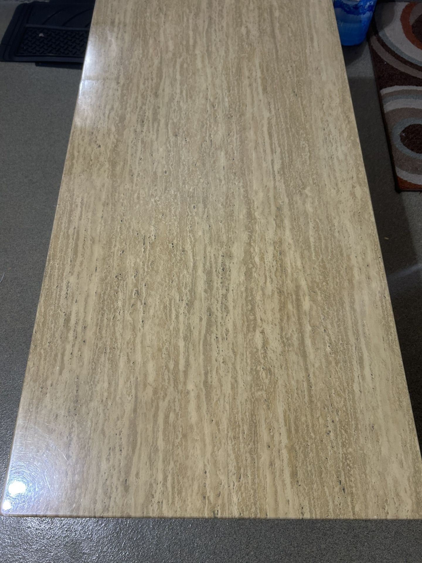 Beige Rectangle Table