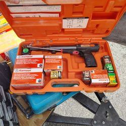 RAMSET Powder-Actuated Tool Kit (PAT) - Complete w/ Loads & Fasteners