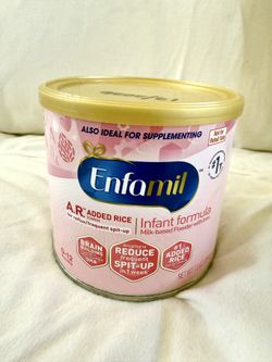 New and sealed Enfamil AR pink can