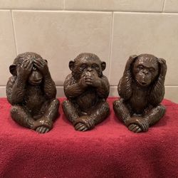 See No Evil Monkeys Set