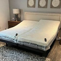 🔥Split King Electric Adjustable Bed Frame & Mattress / Cali King -King - Split King - Queen - Full - Twin XL⭐️NEW -Warranty⭐ng, Queen, Full, Twin XL!