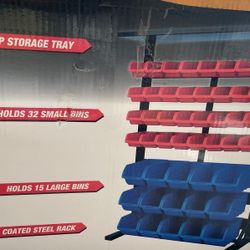 Storage Bin Rack