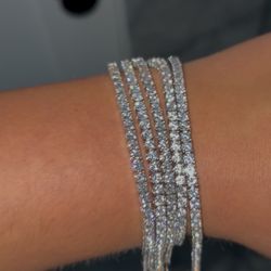 brand New synthetic Stone,, Tennis, Bracelets, Nice Quality