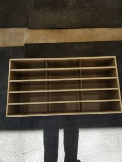 Steel Open File Cabinet Durham MFG Co 15 Slots 34" X 18"