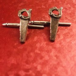 Vintage Cuff links Sterling Silver 925 Authentic 