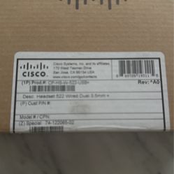 Cisco 522 Wired dual Headset w 3.5mm Connector & USB-C Adapter