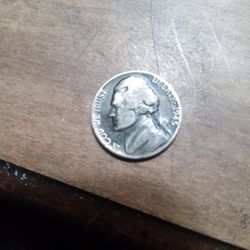 1945 War nickel P Mint Mark