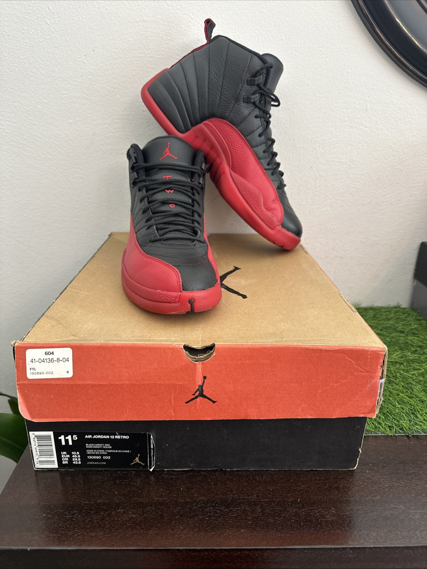 Size 11.5 - Air Jordan 12 Retro Mid Flu Game (130690-002) 2016