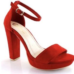 volverse loco prisa Jarra Zapatos Rojos Tacón Cuadrado for Sale in Riverside, CA - OfferUp