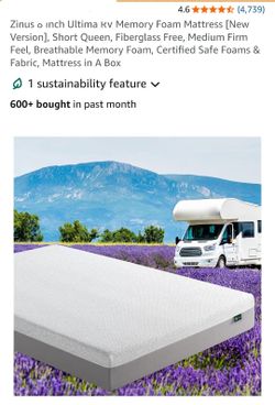 Rv memory foam mattress