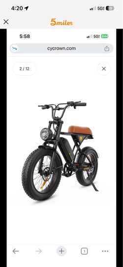 CycRun  Vintage  Moped  Ebike (two bikes)