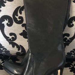Michael Kors Boots - Haley Heel - Used/Good Condition - Black/Brown