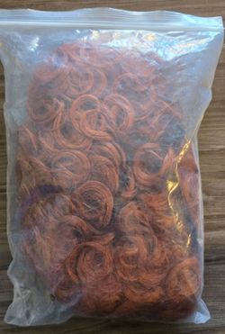 *Brand New* Bettecos Red Orange Curly Wig Womens Costume Short Hair Sythetic Wig
