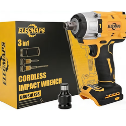 Brushless Electric Impact Wrench Drill Set for Dewalt 20V Batteries