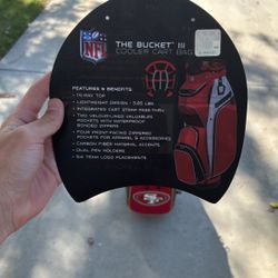 San Francisco 49ers Bucket III Cooler Cart Bag