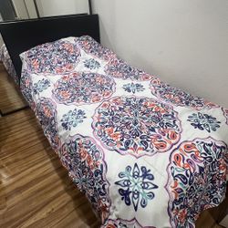 IKEA twin Bed- Two Big Drawers With Mattress