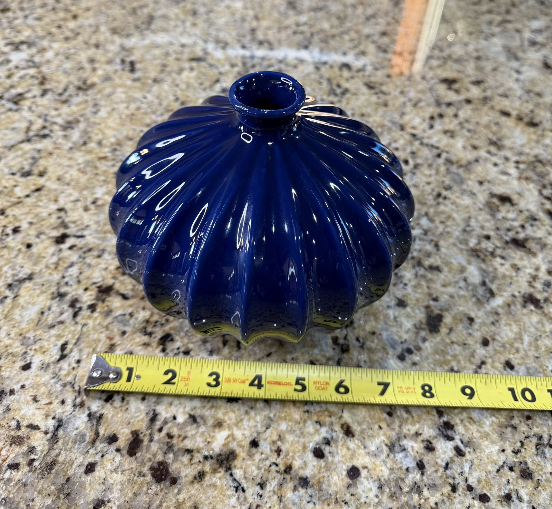 Blue Ceramic Vase 