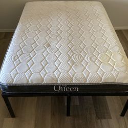 Full Bed And Metal Frame