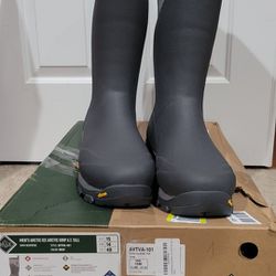 Muck Arctic ice grip tall size 15 gray neoprene Hunting Fishing Work Boots