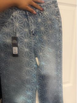 jeans women glittery