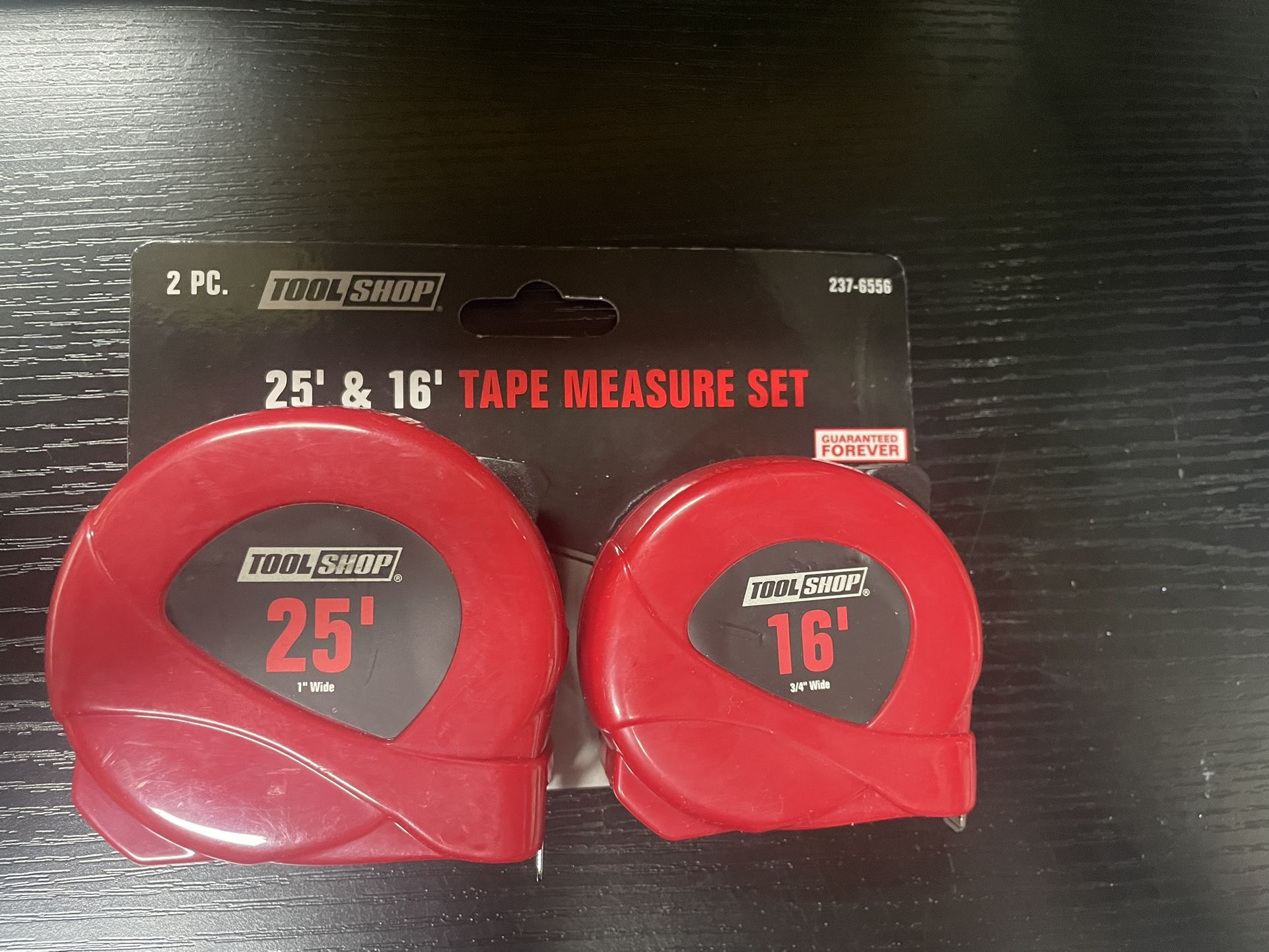 NEW- Tool Shop 25’ And 16’ Tape Measure Tool 