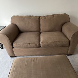 Brown Sofa/Loveseat, Armchair & Ottoman Set