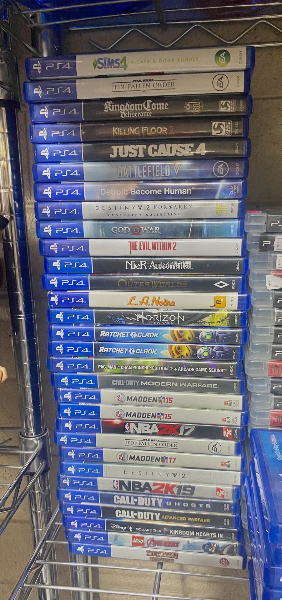 Ps4 Video Games Lot