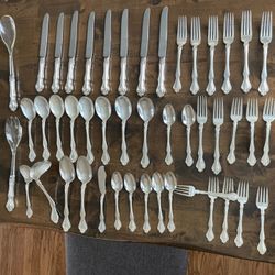 Lots Of Silverware And Junk Silver Coins For Sale 90% Of Melt