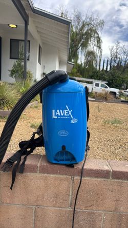 Lavex janitorial backpack vacuum