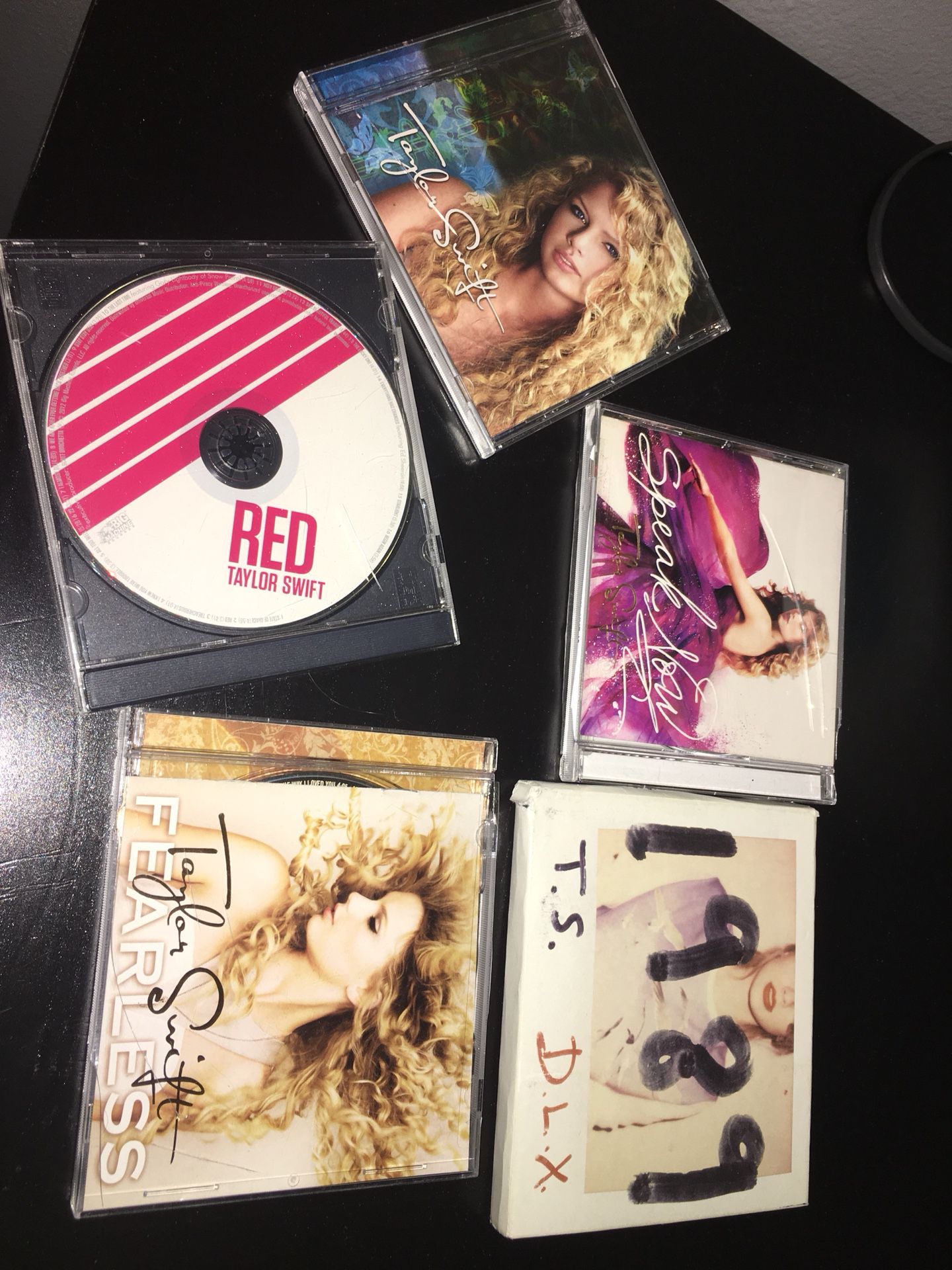Taylor Swift’s CD Albums (all except for “1989”)
