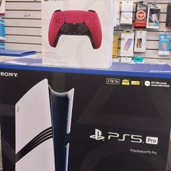 PlayStation 5 Pro con 2 TB de almacenamiento. Completamente nueva, disponible con opciones de pago a plazos con un pago inicial de $49