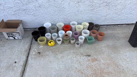 Pots 27. $25