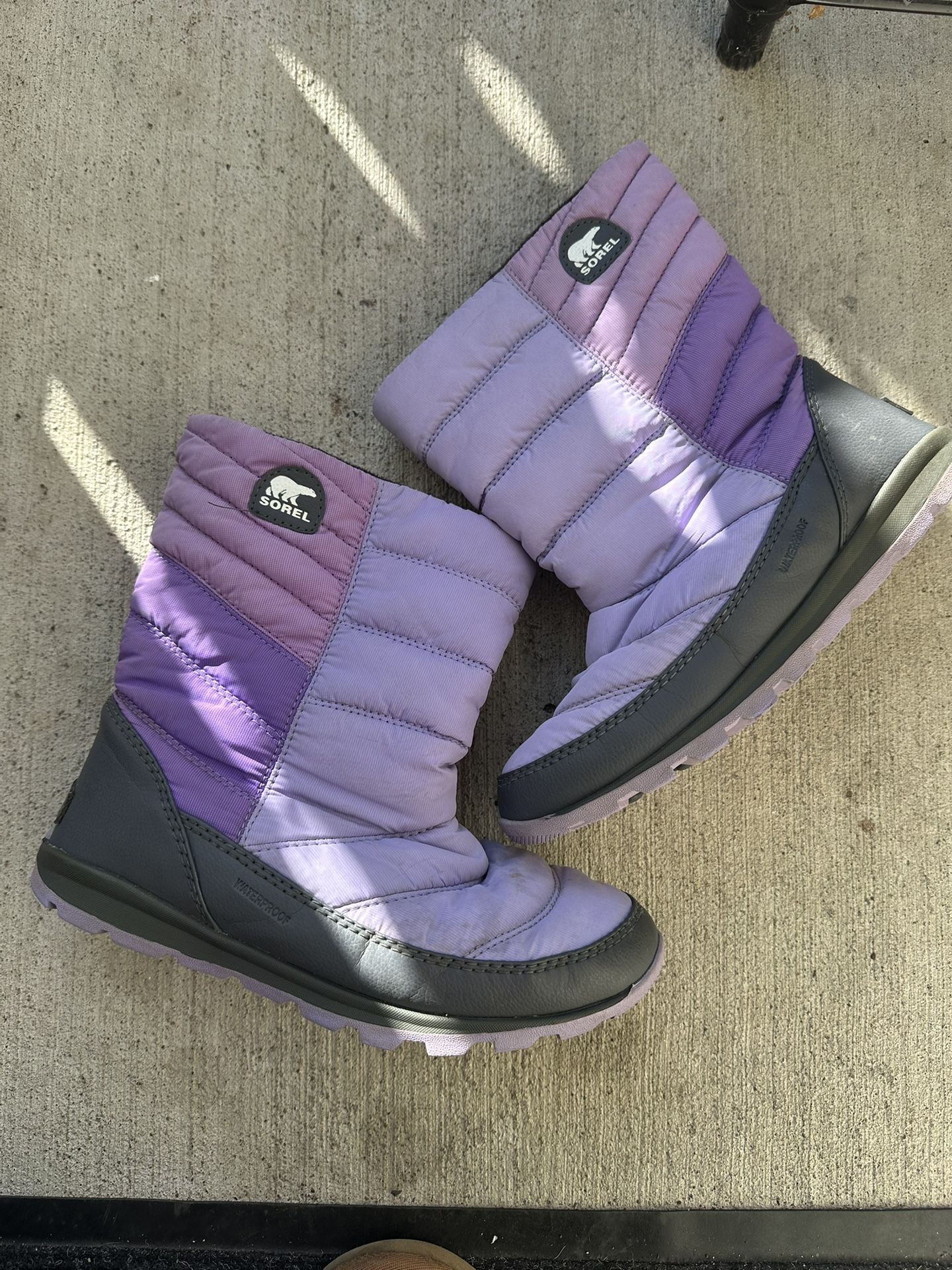Sorel Whitney Waterproof Mid Winter Boot Fleece Lined size 6