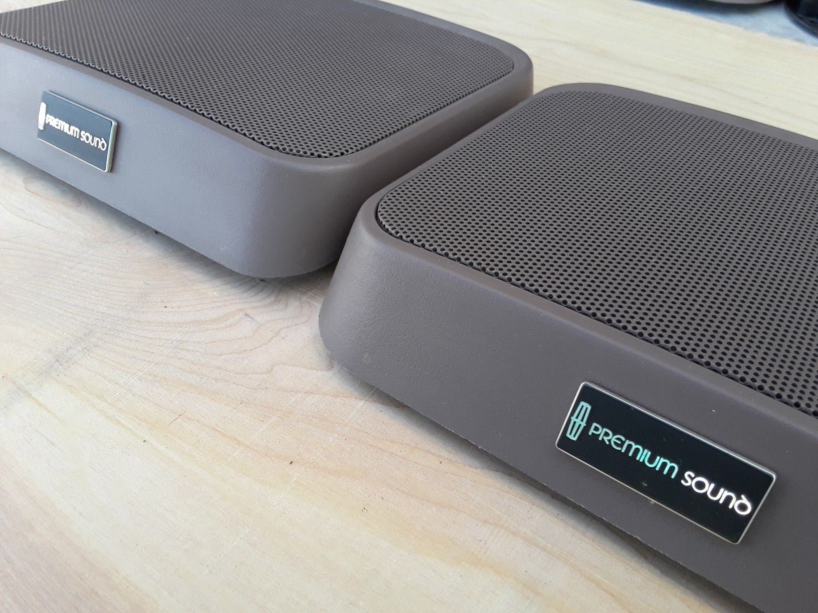 FoMoCo 1989 Lincoln Town Car 'Premium Sound' Rear Deck Speaker Grille Covers (Taupe) or (Dark Blue) "Price is per set. Only (2) sets available now."