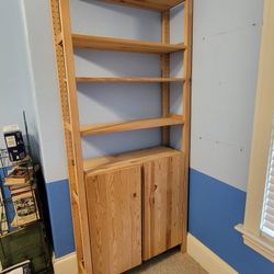 IKEA IVAR Solid Unfinished Pine Wood Shelf and Cabinet